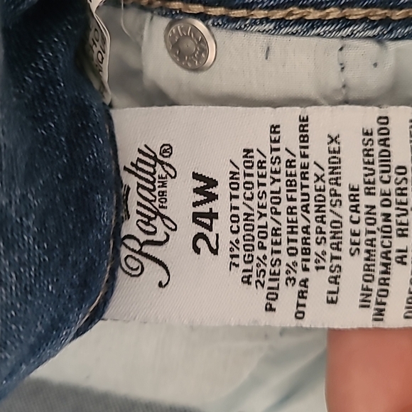 Royalty for me High Rise Straight Jeans, 24W - Picture 9 of 9